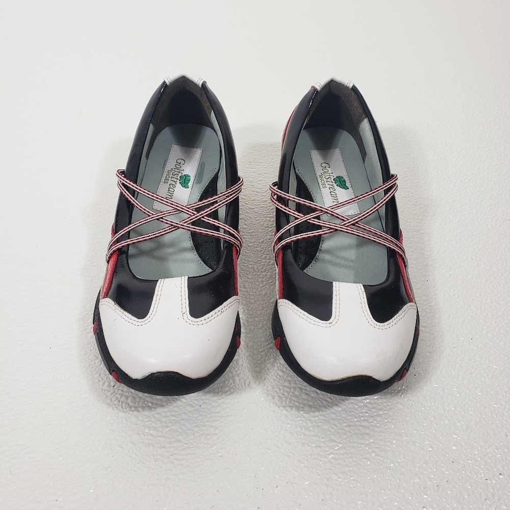 Golfstream Mary Jane Criss-cross Shoes Sz 6